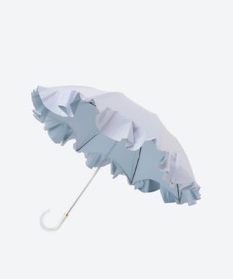 LANVIN en Bleu ランバンオンブルー 晴雨兼用日傘 フレアフリル