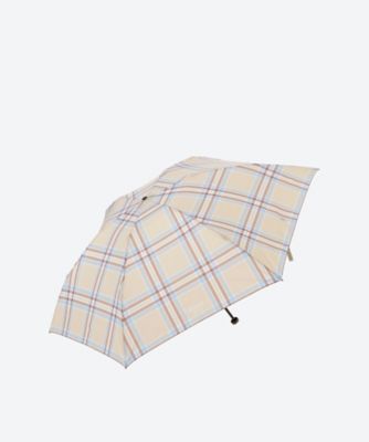 婦人雨傘　ミニチェック　２１４３１１１１３９―３