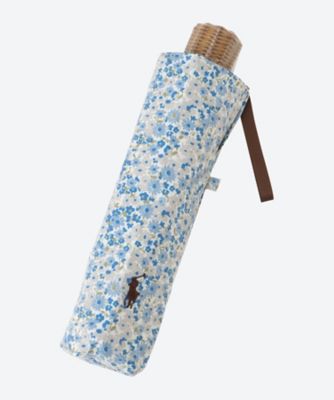 新品★ポロラルフローレン★フラワープリント晴雨兼用2段折りたたみ日傘★ブルー系傘 4550272290129cl_71