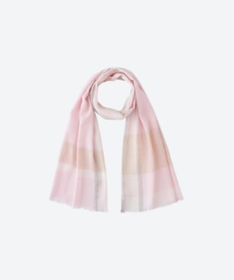 HERMES エルメス　カラフルストライプマフラー　ピンク系 HERMES エルメス カラフルストライプマフラー ピンク系 HERMES