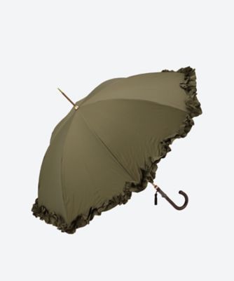 HANWAY/ハンウェイ ポリエステル50デニール Ginette2024長 3336011194―1 オリーブ64 傘・日傘【三越伊勢丹/公式】