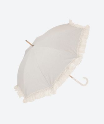 晴雨兼用傘ナガデニムフリル　３３３６１１１８９８―１