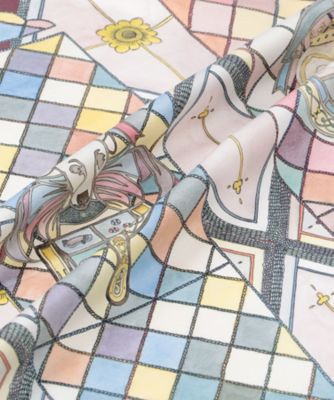 シルクツイルプリントスカーフ | SWASH LONDON/スウォッシュ ロンドン