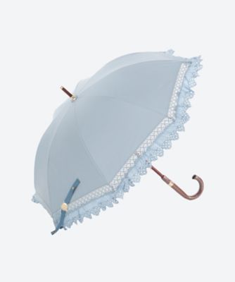 POLO RALPH LAUREN WOMENS (Women)/ポロ ラルフ ローレン 晴雨兼用傘 無地フリル 2211912045-4 スカイブルー(73) 傘・日傘【三越伊勢丹/公式】