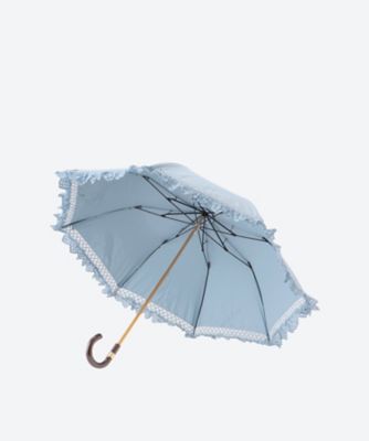 ポロラルフローレン エンブフリル 折りたたみ傘 晴雨兼用 POLO RALPH LAUREN 折りたたみ傘 遮光 晴雨兼用折りたたみ日傘