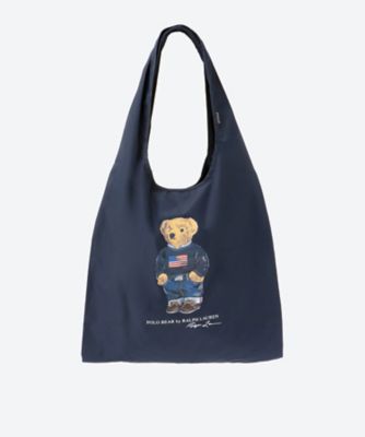 FLAG BEAR ポケッタブルレインバッグ