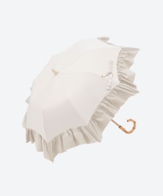 Gracy (Women)/グレイシイ 晴雨兼用折傘　Ｐｅｐｌｕｍ　Ｆｒｉｌｌ　　楽折　２２３５０１２１５９ー５