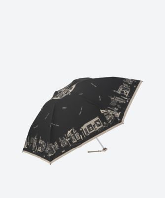 DAKS (婦人雑貨)/ダックス 晴雨兼用ミニ傘 単色街並 22-125-12215 クロ/15 傘・日傘【三越伊勢丹/公式】