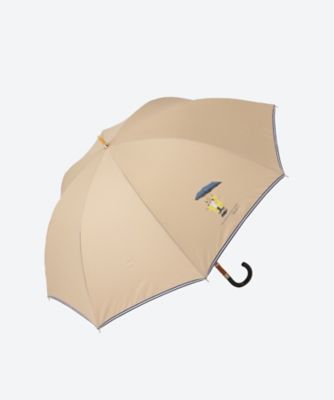 POLO RALPH LAUREN WOMENS (Women)/ポロ ラルフ ローレン ポリエステルツイル無地×RAIN BEAR 長傘 2111911234-1 ベージュ(21) 傘・日傘【三越伊勢丹/公式】