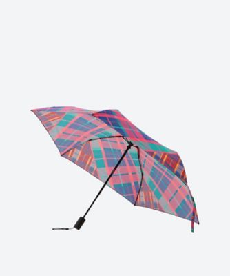 ★新品★HANWAY　ハンウェイ　楽折　折りたたみ傘　雨傘　ストライプ　フラワー ☆新品☆HANWAY ハンウェイ 楽折 折りたたみ傘 雨傘 ストライプ