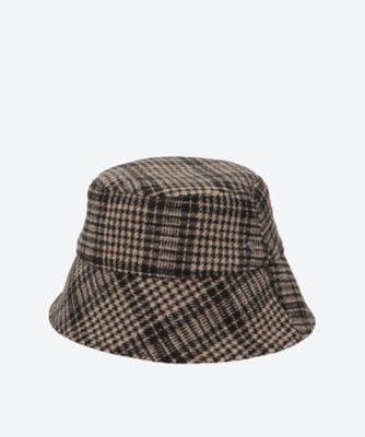 CALVIN WOOL BLEND CHECK BUCKET