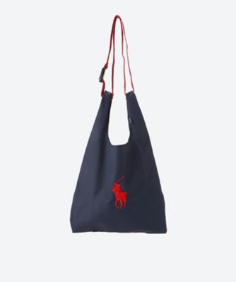 POLO RALPH LAUREN WOMENS (Women)/ポロ ラルフ ローレン PP刺繍ベルト付レインバッグ 23-119-13330 ネイビー74 傘・日傘【三越伊勢丹/公式】