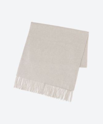 ５０＊１９０　カシミヤ１００％　紡毛無地ストール　２４１３５５２１４３