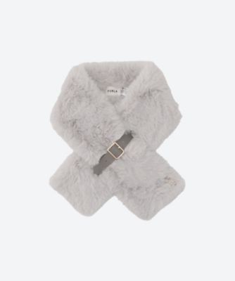 ＜FURLA (雑貨)＞Ｆａｋｅ　Ｆｕｒ　Ｍｕｆｆｌｅｒ　２５１３５５２００１