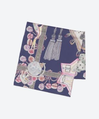 88シルクツイルインクジェットプリントスカーフ