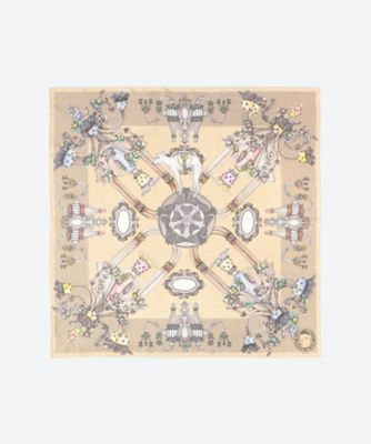 SWASH LONDON/スウォッシュ ロンドン 88シルクツイルインクジェットプリントスカーフ 2411652005 ベージュ/21 スカーフ・ショール【三越伊勢丹/公式】