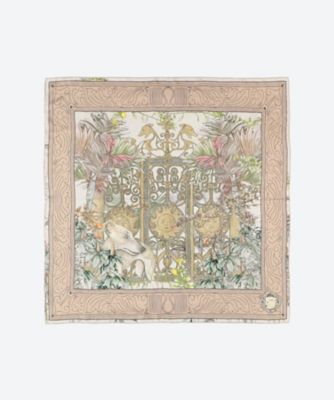 【美品】SWASH.LONDON シルクシフォン　スカーフ　大判 スカーフ】スウォッシュロンドン (SWASH LONDON) Canopy シルク
