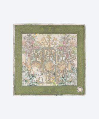 SWASH LONDON/スウォッシュ ロンドン 88シルクツイルインクジェットプリントスカーフ 2411652007 カーキ/55 スカーフ・ショール【三越伊勢丹/公式】