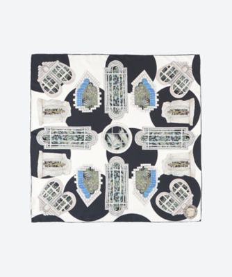 SWASH LONDON/スウォッシュ ロンドン 88シルクツイルインクジェットプリントスカーフ 2411652008 クロ/15 スカーフ・ショール【三越伊勢丹/公式】