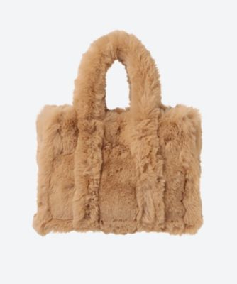 ＜FAVIORA FAUX FUR＞ＦＵＸ　ミニトートバック　２５９１５５５００４