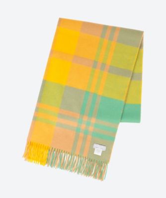 Primary Black Watch カシミヤチェックストール