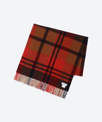 カシミアストール黒系チェック新品未使用 60×190 カシミヤ 100% 大判 ストール チェック柄 60×200cm ブロック