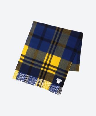 Primary Black Watch カシミヤチェックセミストール