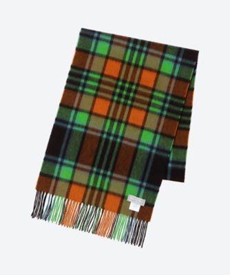 Ｐｌａｉｄ　カシミヤチェックマフラー　２４００３５２２６８