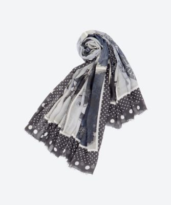 ＜Faliero Sarti (Women)＞Ｔｏｐ　Ｍｏｄｅｌ　プリントストール　２４０８５５２３５８―２１１９