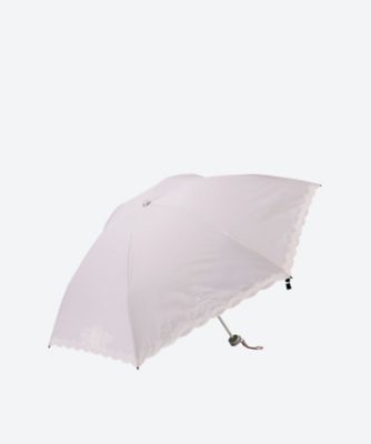 晴雨兼用折りたたみ傘 フワクールxオーガンジーカットワークラメ入り