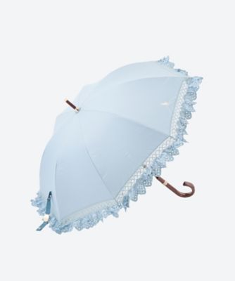 ＜POLO RALPH LAUREN WOMENS (Women)＞晴雨兼用長傘　Ｔ／Ｃ×エンブフリル　２２１１９１２３４２―４