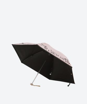 晴雨兼用折りたたみ傘 ミニ単色街並 2212512567―3 | DAKS
