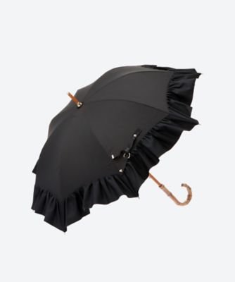 晴雨兼用ショート傘 T／C×ペプラムフリル 2235012585―4