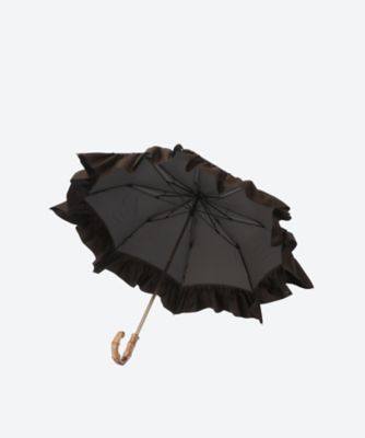 晴雨兼用折りたたみ傘 T／C×ペプラムフリル 2235012585―5