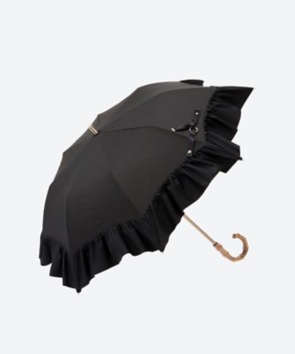 晴雨兼用折りたたみ傘 T／C×ペプラムフリル 2235012585―5