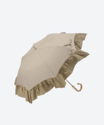晴雨兼用折りたたみ傘 T／C×ペプラムフリル 2235012585―5