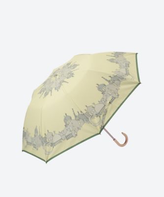 ＜Dieffe Kinloch＞＜Ｄｉｅｆｆｅ　Ｋｉｎｌｏｃｈ×ＨＡＮＷＡＹ＞晴雨兼用　楽折　黒ラミネート　モスク　３３３６１１２４０３―５