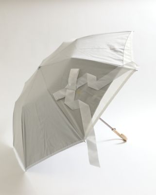 ＜HANWAY＞晴雨兼用楽折傘サテンリボン