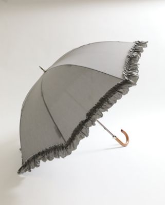 晴雨兼用長傘スカラップ刺繍フリル | HANWAY/ハンウェイ | 三越伊勢丹