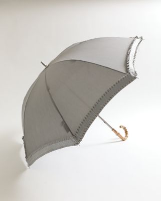 ＜HANWAY＞晴雨兼用長傘タックリボンフリル