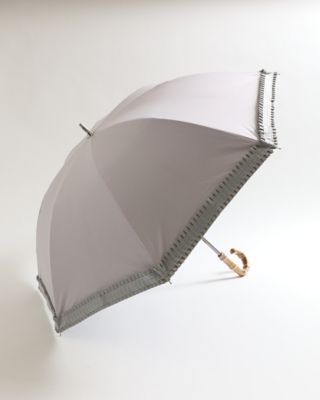 晴雨兼用長傘タックリボンフリル | HANWAY/ハンウェイ | 三越伊勢丹