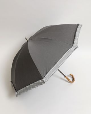HANWAY/ハンウェイ 晴雨兼用長傘タックリボンフリル