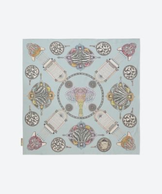 ＜SWASH LONDON＞８８　シルクツイル　インクジェットプリントスカーフ　２４１１６５３００６