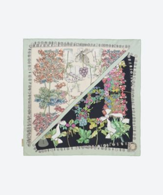 ＜SWASH LONDON＞８８　シルクツイル　インクジェットプリントスカーフ　２４１１６５３００９