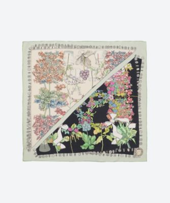 ＜SWASH LONDON＞６８　シルクツイル　インクジェットプリントスカーフ　２４１１６５３０１９