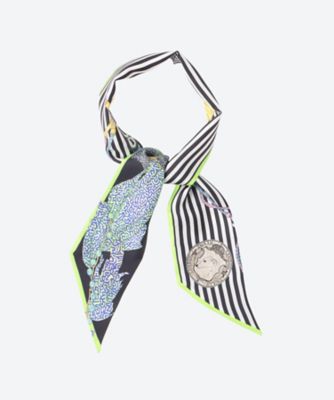 ＜SWASH LONDON＞シルクツイルナロースカーフ　２４１１６５３１４０