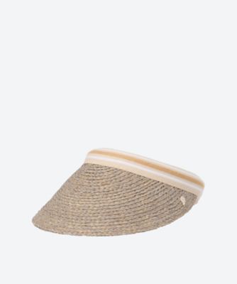 Bianca10 Raffia Stripe Visor