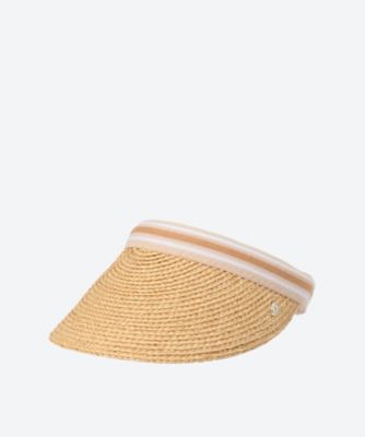 Bianca10 Raffia Stripe Visor