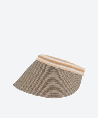 ＜HELEN KAMINSKI (Women)＞ＢＩＡＮＣＡ　１２　Ｒａｆｆｉａ　ＳＴＲＩＰＥ　Ｖｉｓｏｒ　２７０３５３６０４４