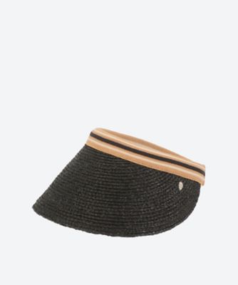 BIANCA 12 Raffia STRIPE Visor